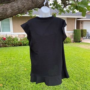 Banana Republic black blouse.